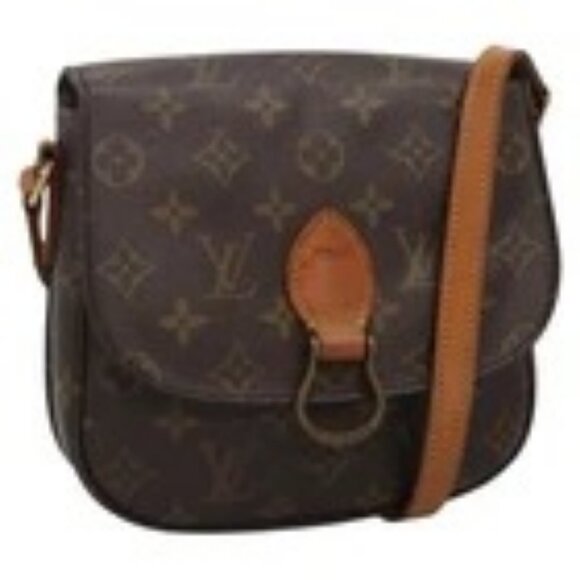 LOUIS VUITTON Monogram Saint Cloud MM Shoulder Bag M51243 LV Auth BA4400 - Picture 1 of 16
